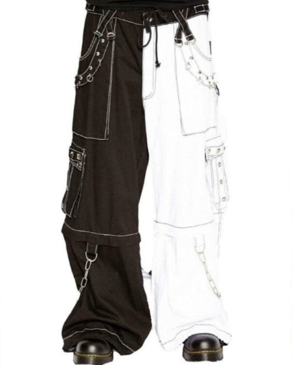 Black and White Gothic Cargo Pant - Walmart.com