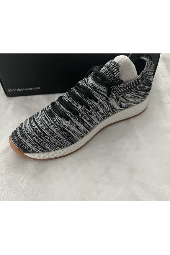 Black and White Knit Sneakers Urban Stone