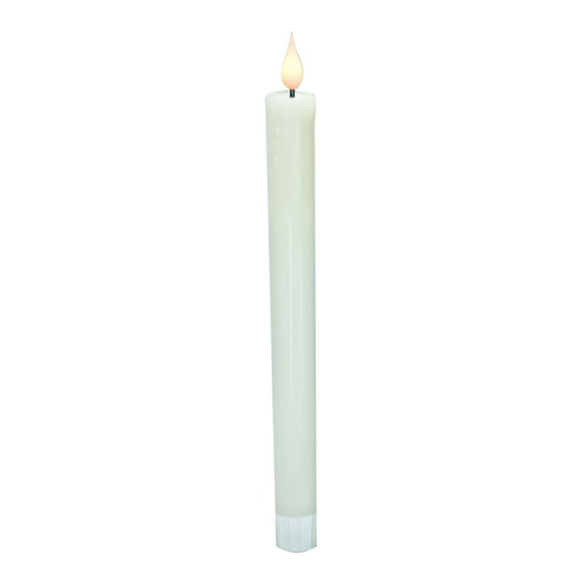 Black and White Long Pole Candle Wax, LED Electronic Candle Light