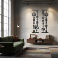 thumbnail image 1 of Black and White Mid Century Modern Metal Wall Art, 1 of 8