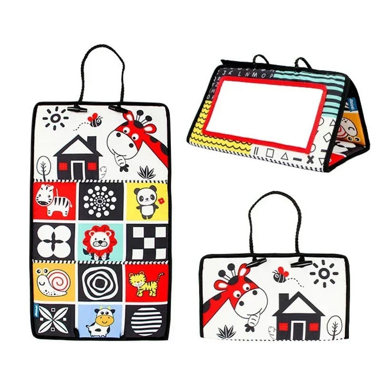 Black and White Newborn Mirror Toys for Babies Montessori Development