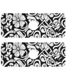 thumbnail image 1 of Black and White Pattern Design Kitchen Sink Splash Guard, Silicone Sink Faucet Mat Dry Out the Kitchen Bathroom, 1 of 7