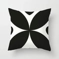 thumbnail image 1 of Black and White Pattern Sofa Pillowcase Cushion Cover Bed Home Living Room Car Can Be Customized, 1 of 5