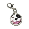 thumbnail image 1 of Black and White Pit Bull Face - Pitbull Dog Pet Bracelet Charm, 1 of 1
