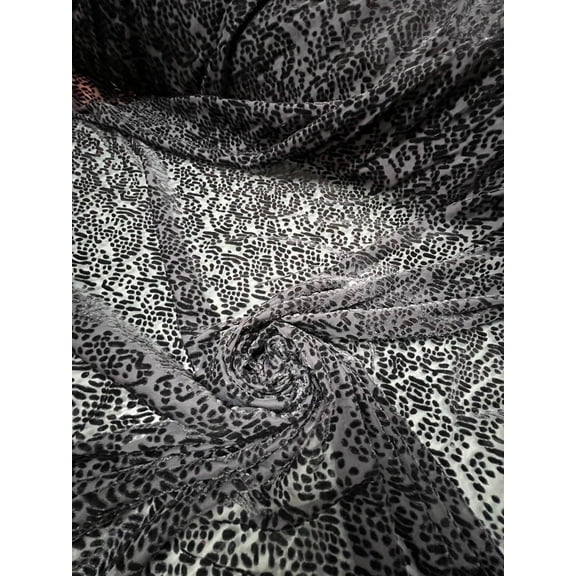 Black and White Poly Satin Fabric: Apparel, Home Decor, Crafts - 45" Wide