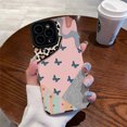 Black and White Splicing Pattern Case For iPhone 16 15 11 12 Pro Max XR