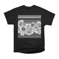Black and White Sunflowers and Roses T-Shirt Tee Gift For Him Merch For ...
