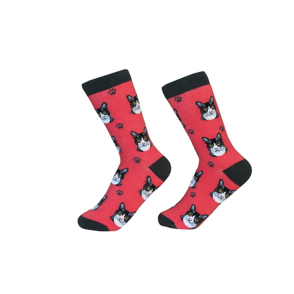 Black and White Tuxedo Cat Breed Socks Unisex Sock Daddy by E&S Pets