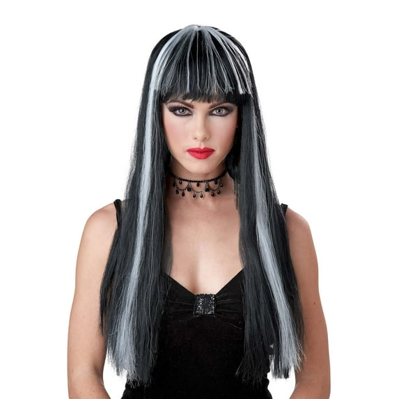 Black and White Witch Wig