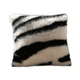 thumbnail image 1 of Black and White Zebra Print Striped Throw Pillow Couch Pillow Modern Decorative Square for Home Living Room Bedroom Bed Cushion Outdoor, 1 of 6
