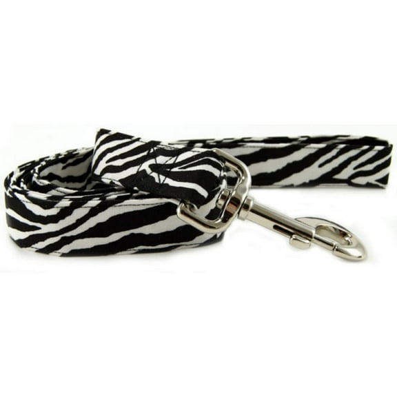 Black and White Zebra Stripes Dog Leash