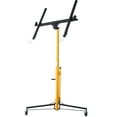 Black and Yellow 11‘ Drywall Panel Lift Hoist Jack Lifter for Easy and
