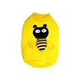 thumbnail image 1 of Black and Yellow Bumble Bee Jersey Tshirt For Dogs With 3D Insect Design (Size 6), 1 of 1