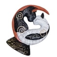 thumbnail image 1 of Black and Yin Yangs Art Desk Decors,Resin Yin Yangs Sculpture Tabletop Ornament for Home Decorations, 1 of 9