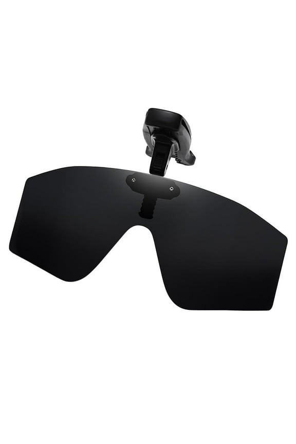 Black and gray (A)$Outdoor polarized men's clip-on glasses with adjustable sunglasses for driving, fishing, sunshade, clear viewing glasses