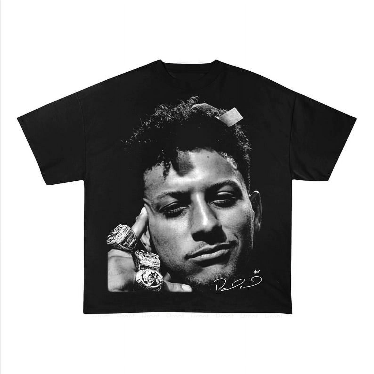 Black and white patrick mahomes three rings t shirt limited edition