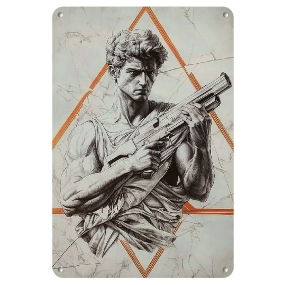 Black and white wrought iron painting, frameless 8x12 inches - perfect choice for home decoration, perfect choice for room decoration