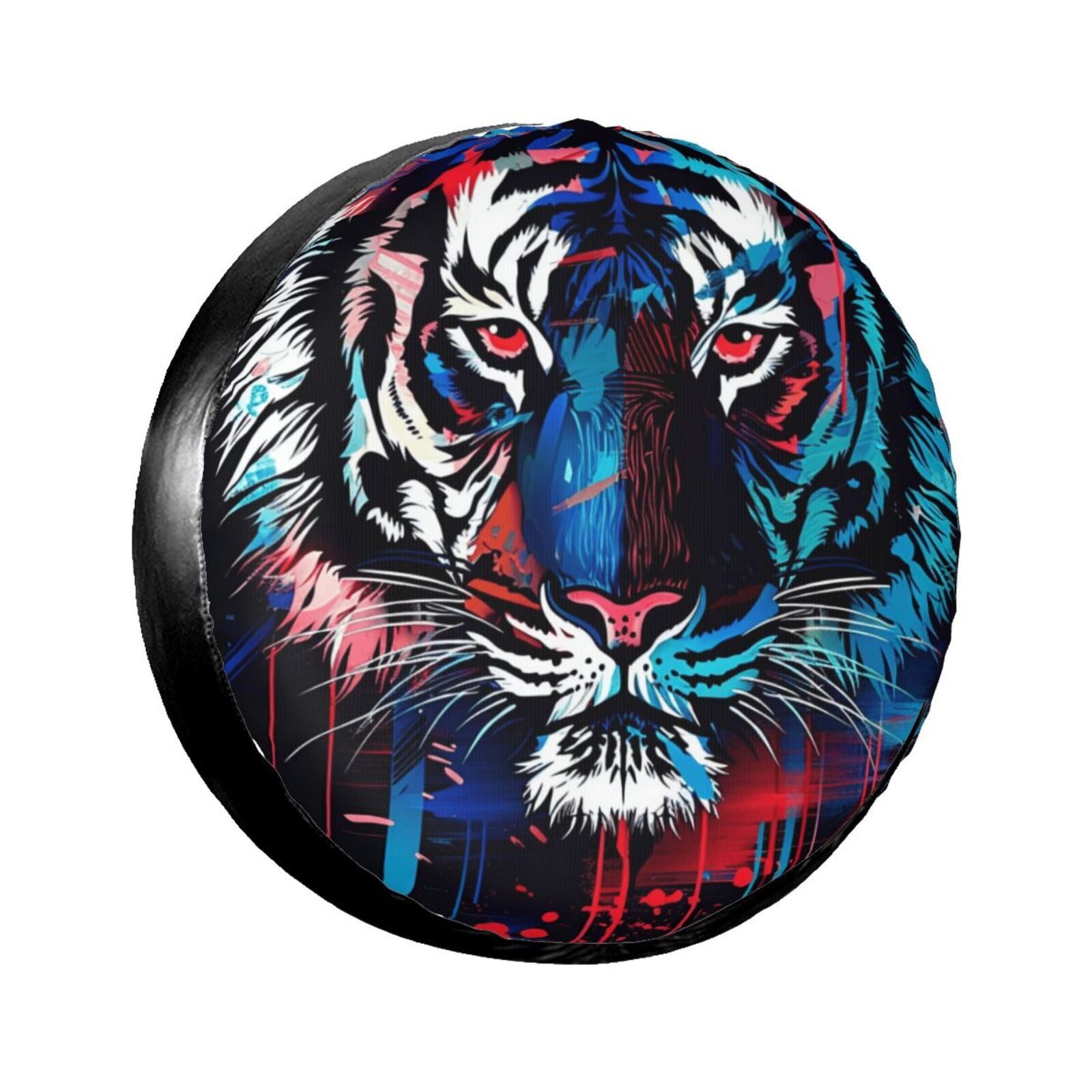 Black background Spare tire cover, weather proof wheel protector