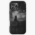 thumbnail image 1 of Black cat paint Phone Case for iPhone 16 15 14 13 12 11 Pro Max M5909068, 1 of 2