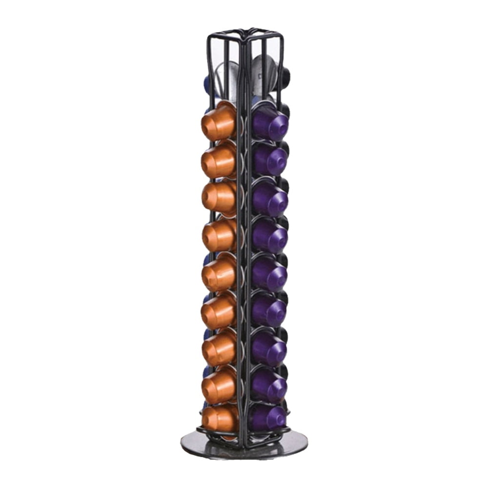 Black coffee capsule rack storage rack black iron wire storage rack ...