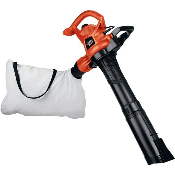 BLACK+DECKER 3-in-1 Leaf Blower Vacuum Mulcher BV3600 - 230 MPH 12 Amp Corded Electric