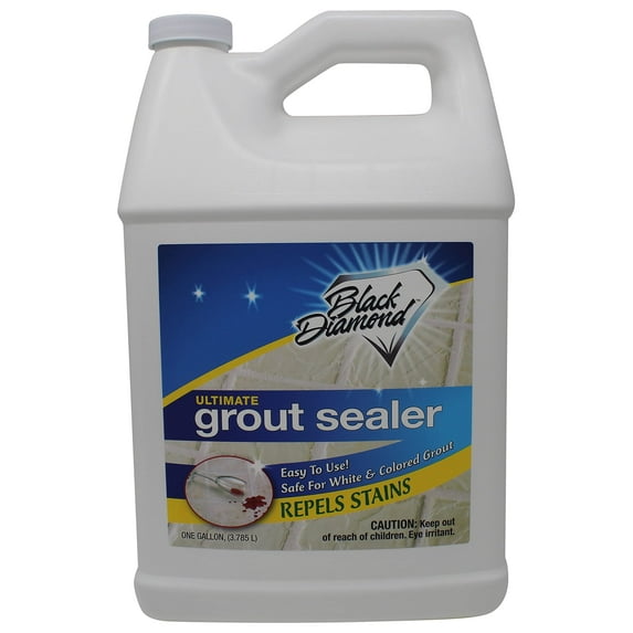 Black diamond stoneworks ultimate grout sealer: stain sealant protector for tile, marble, floors, showers and countertops.