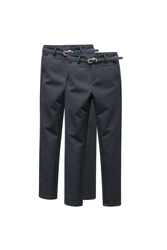 Black dress pants Women's pants Slim-fit straight leg plus size formal Work OL Professional pants Pencil pants long pants Black pants