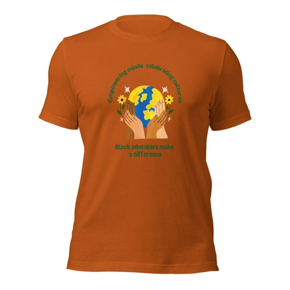 Black educators make a difference- Unisex t-shirt (Autumn, M)