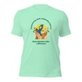 thumbnail image 1 of Black educators make a difference- Unisex t-shirt (Heather Mint, 2XL), 1 of 3