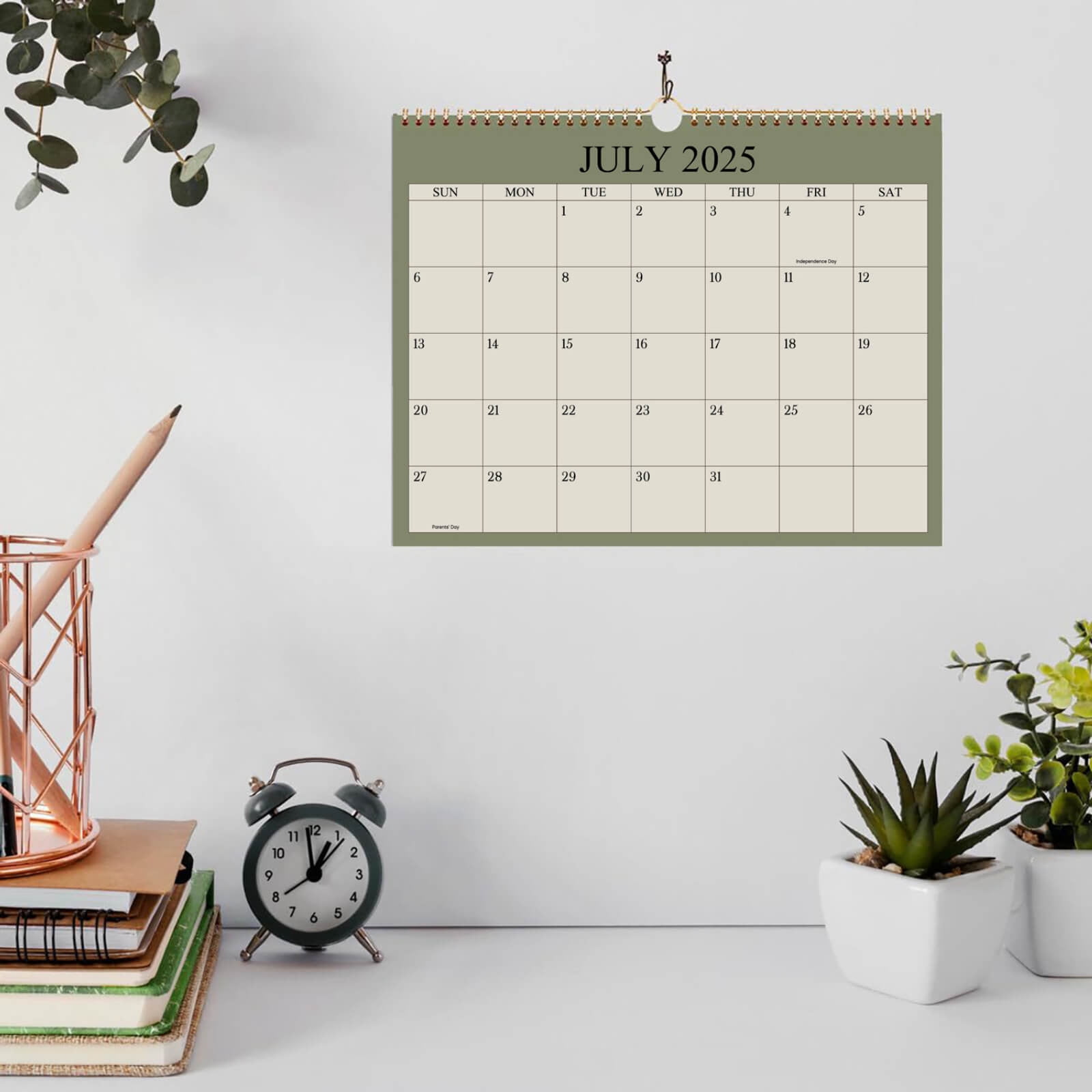 Clearance, 2025 Wall Calendar, International Holidays and Events, 12