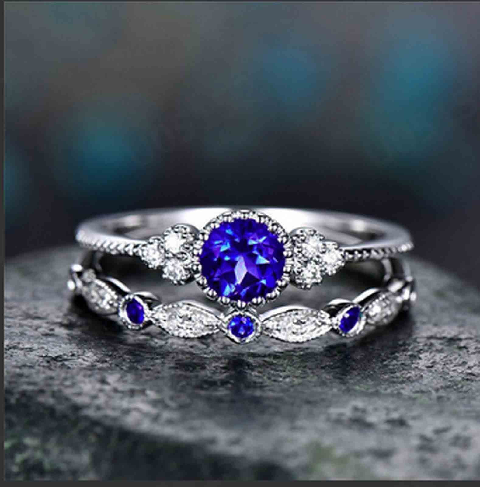Black&friday Deals 2024, Diamond Ring Stainless Steel Inlaid With