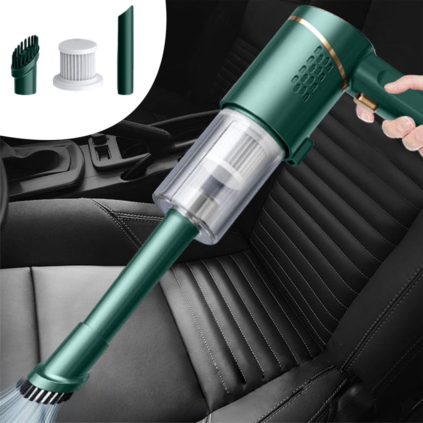 Black and friday deals 2023 Kuluzego Car Portable Handheld Small Vacuum