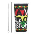 Black history month iconic sports water cup 20 oz coffee cup straw cup ...