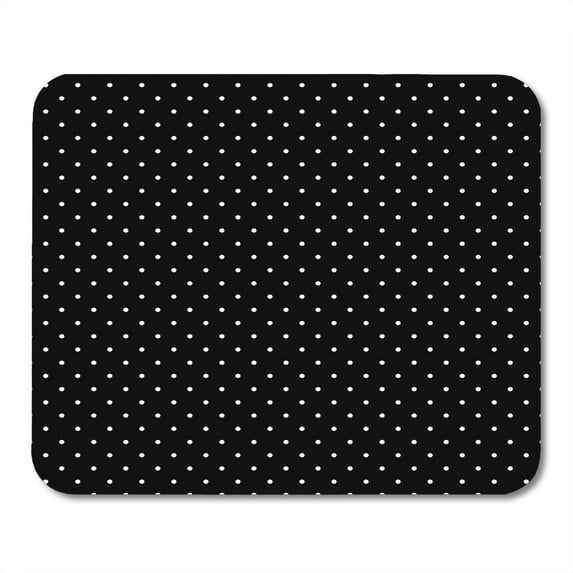 Black in Small Dot Polka White on Pattern Packaging Beautiful Blossom Mousepad Mouse Pad Mouse Mat 9x10 inch
