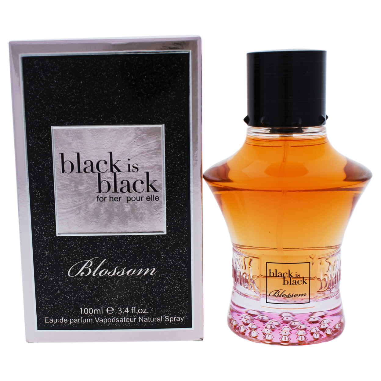 Black is Black Blossom by NuParfums, 3.4 oz EDP Spray for Women