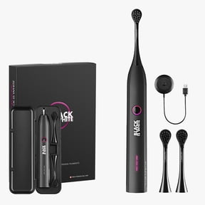Curaprox Hydrosonic Black Is White Sonic Toothbrush for Simple, Powerful Oral Health