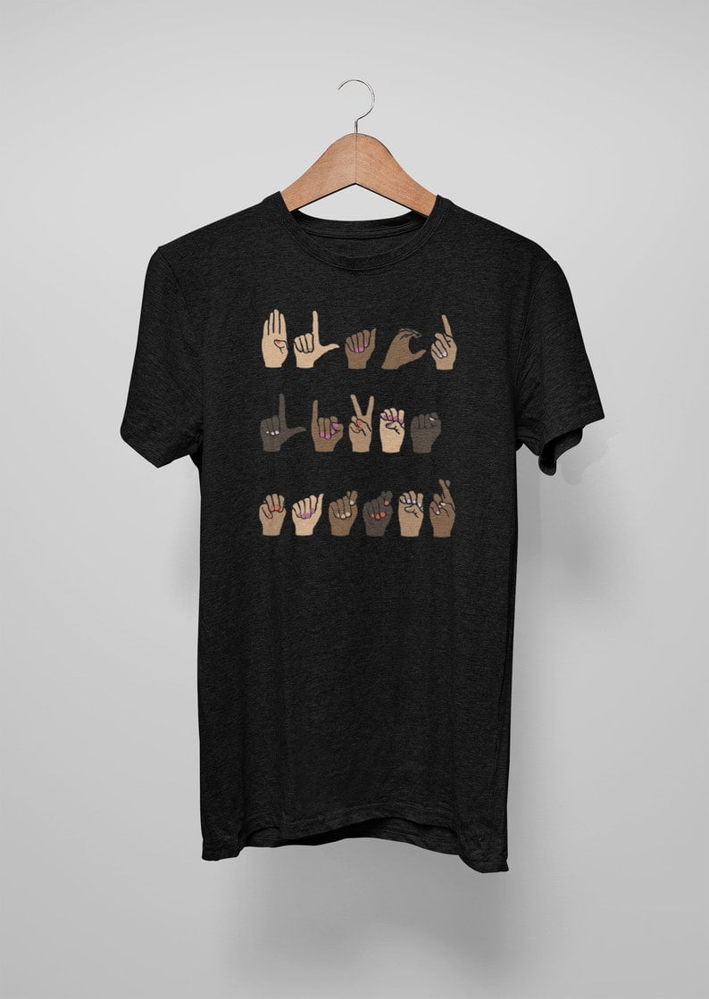 Black lives matter sign language ASL BLM I Can't Breathe, Black Month, Human Right