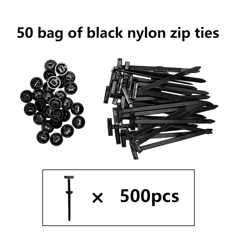 Black nylon universal automotive cable tie buckle, 94mm push pin ...