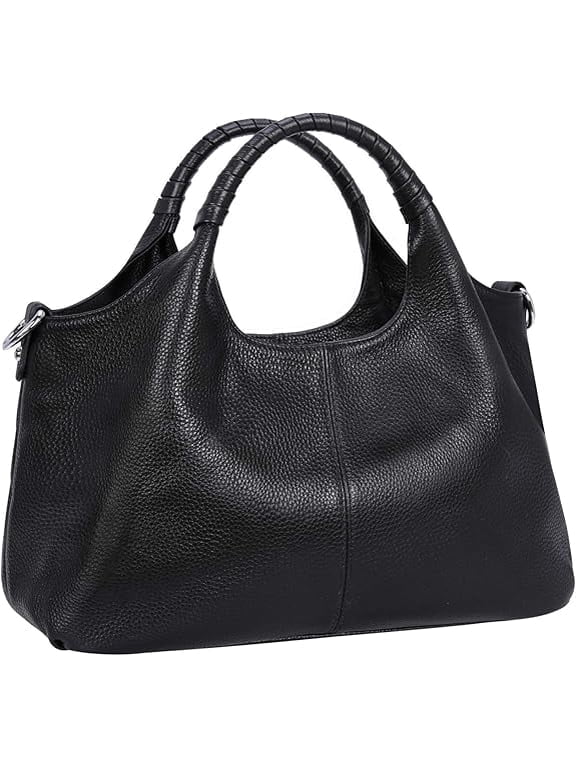 Genuine Leather Shoulder Bags Purses and Handbags for Women Satchel Designer Cross Body Hobo Medium Size Tote