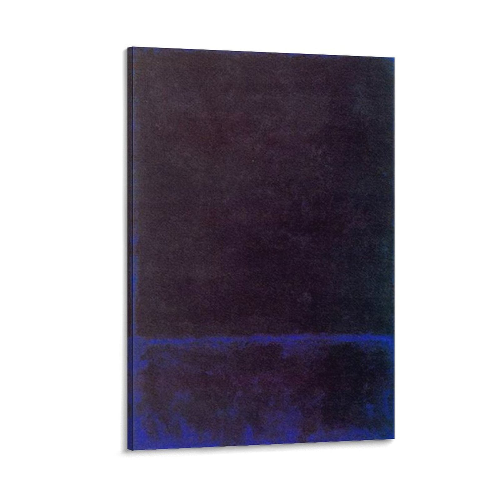 Black on Dark Blue 1968 by Mark Rothko Room Aesthetic Poster Print Art ...