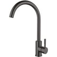 Black paint faucet dishwash basin 304 stainless steel cold and hot
