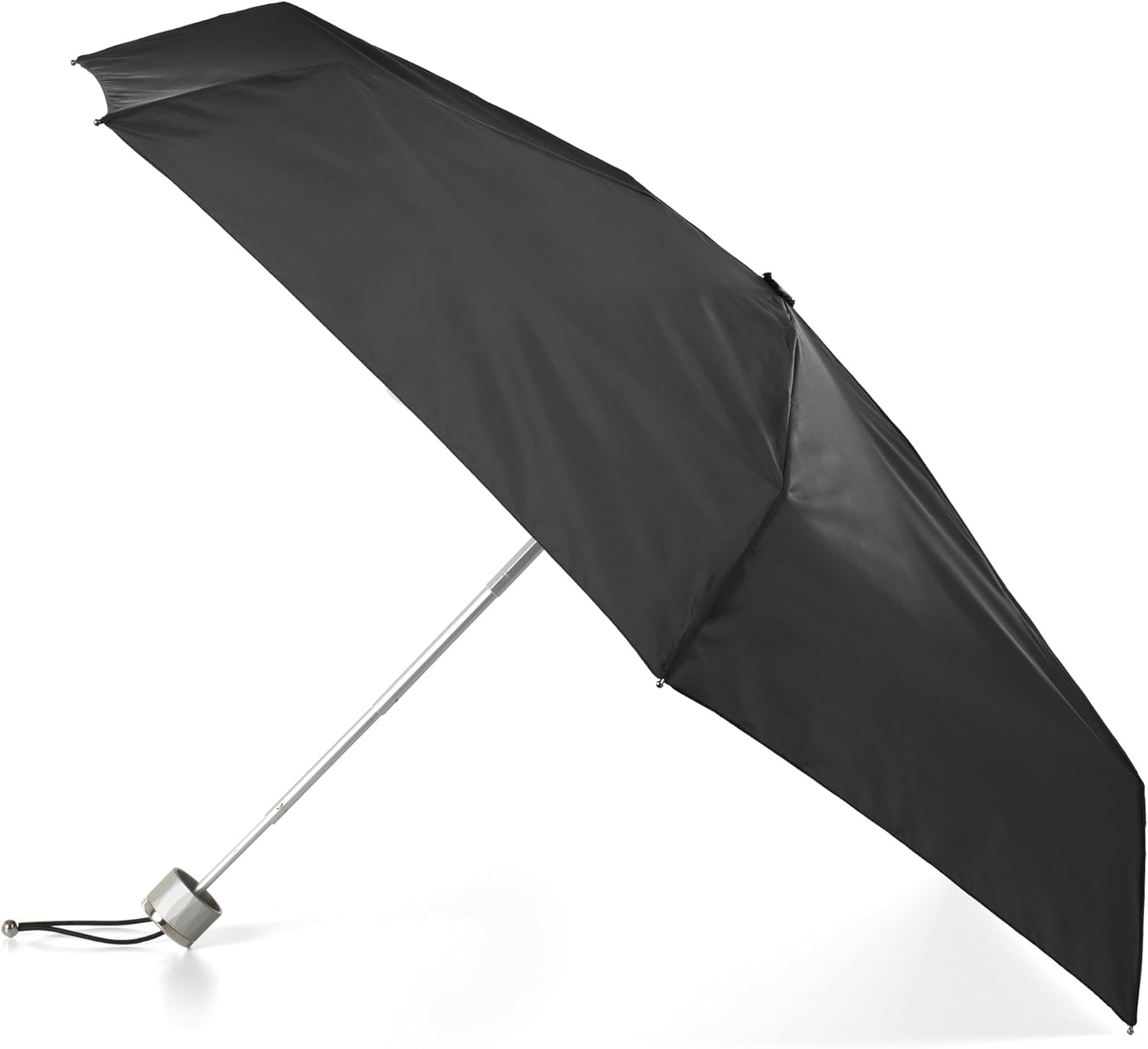 Black portable umbrella One size