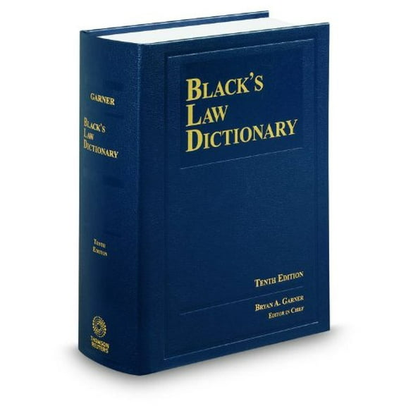 Pre-Owned Black's Law Dictionary 10th Edition, Hardcover (Hardcover) 0314613005 9780314613004