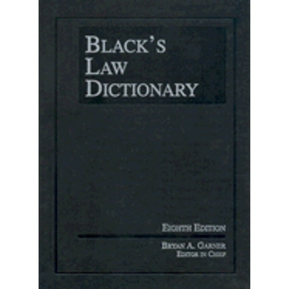 Pre-Owned Black's Law Dictionary, 8th Edition (Hardcover) 0314151990 9780314151995