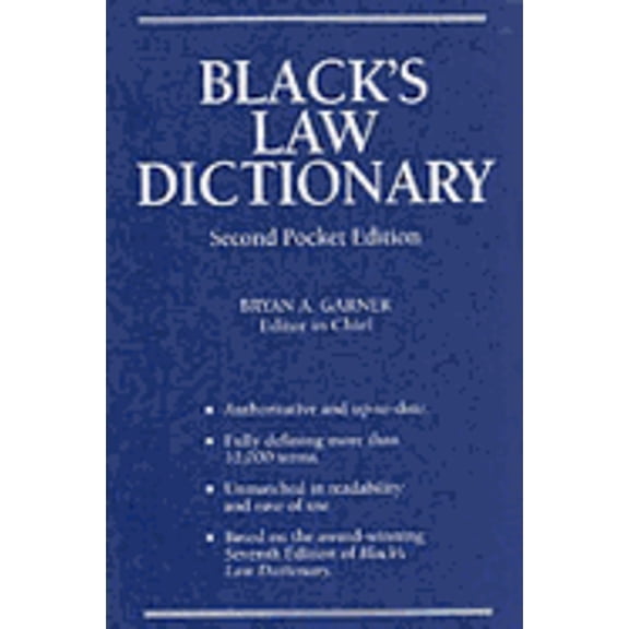 Pre-Owned Black's Law Dictionary (Paperback)
