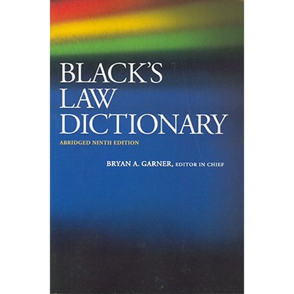 Pre-Owned Black's Law Dictionary (Paperback) 0314265783 9780314265784
