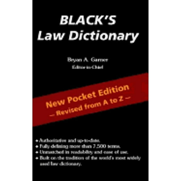 Pre-Owned Blacks Law Dictionary (Paperback) 031406690X 9780314066909