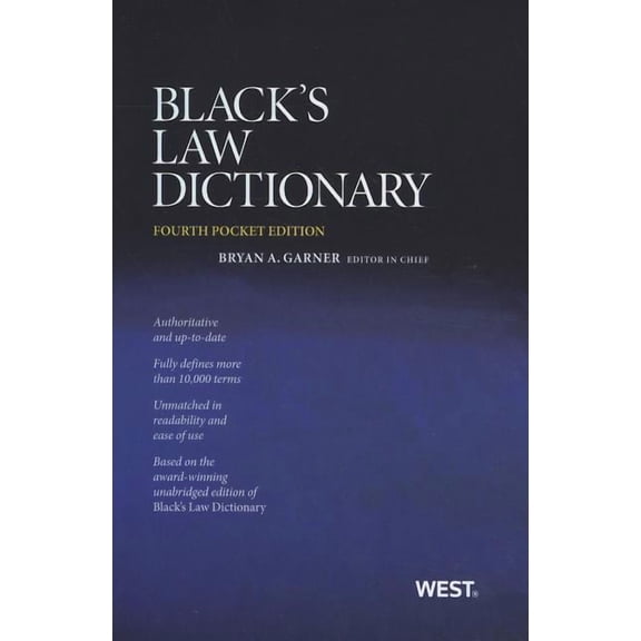 Pre-Owned Black's Law Dictionary: Pocket Edition (Paperback) by Bryan A Garner