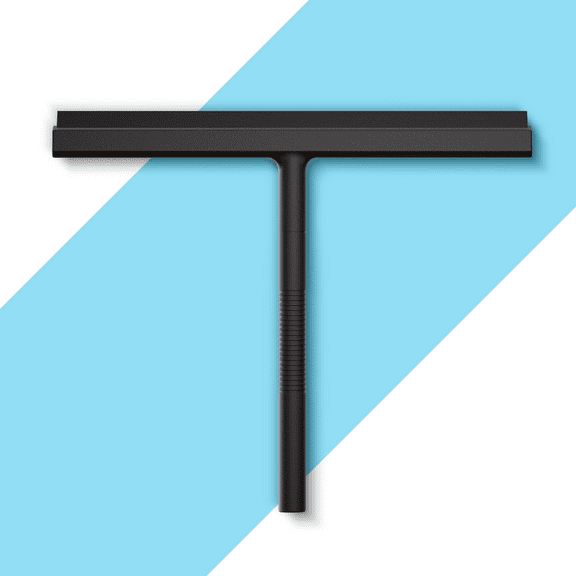 Black shower squeegee for Glass DoorsSilicone Shower Glass Squeegeebath squeegee 9.5 inch24cmWidth-Detachable designCar Squeegee Bathroom Squeegee for Shower Squeegee for Shower Doors Car Window