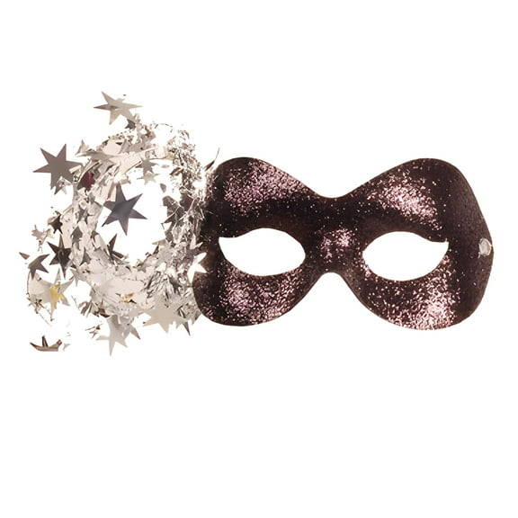 Black/silver Starlight Mask Costume Accessory